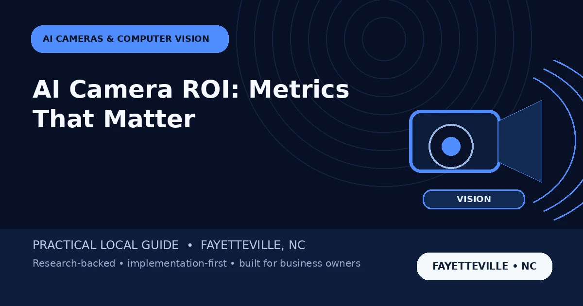 AI Camera ROI Fayetteville NC: Queue, Foot Traffic, Inventory and Safety Metrics That Matter