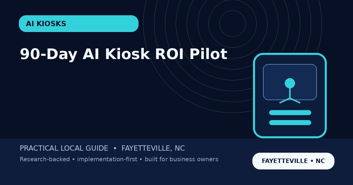 AI Kiosk ROI Fayetteville NC: A 90-Day Pilot Scorecard for Small Businesses