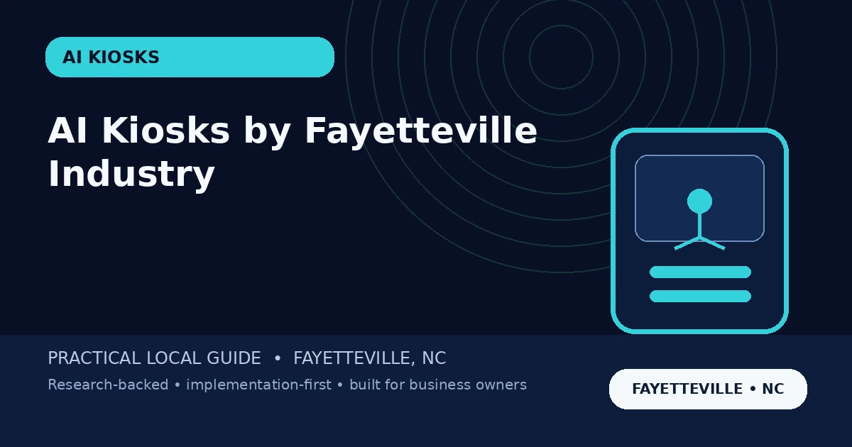AI Kiosks for Fayetteville Restaurants, Medical Offices, Auto Shops and Salons: An Industry Playbook