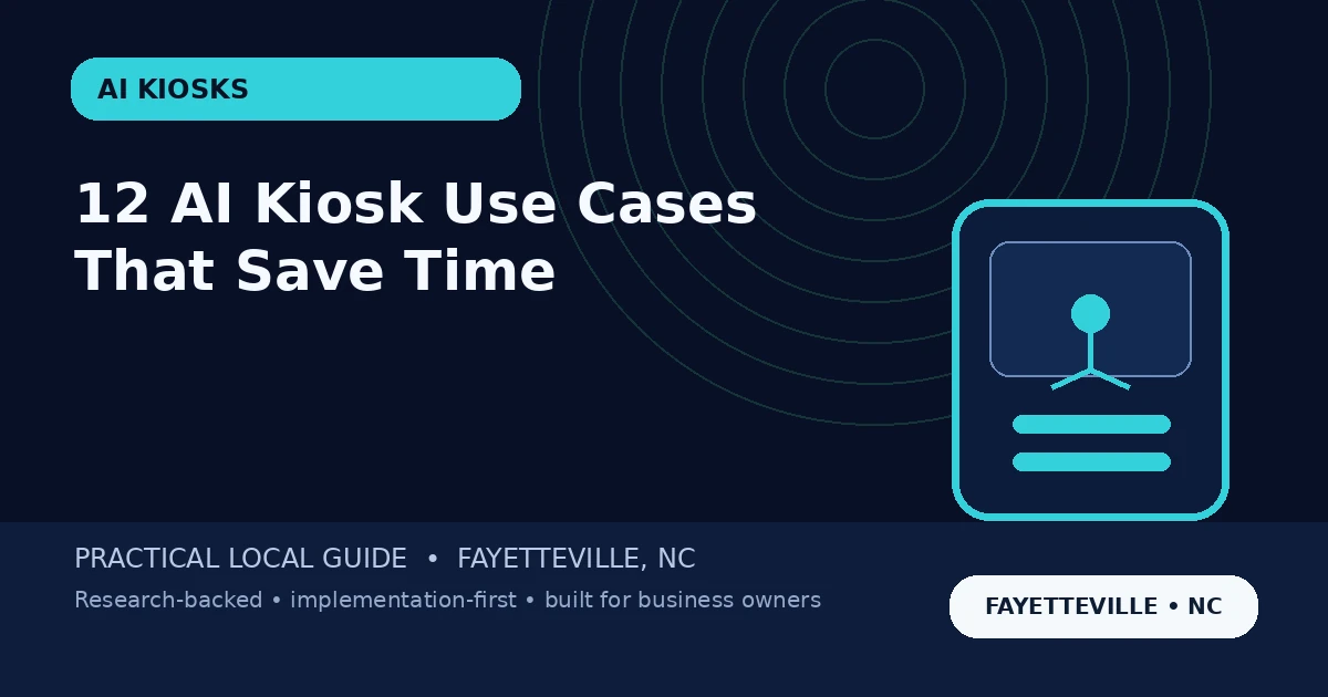 AI Kiosks Fayetteville NC: 12 Local Business Use Cases That Actually Save Time