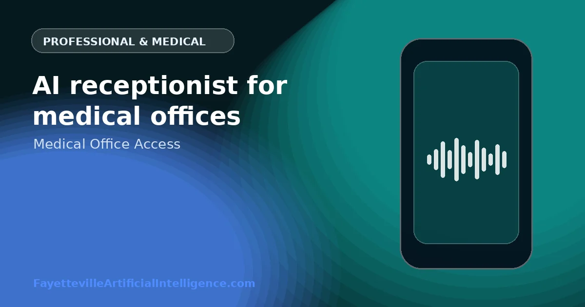 AI Receptionist for Medical Offices: Improve Access Without Diagnosing or Missing Emergencies