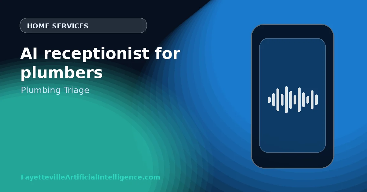 AI Receptionist for Plumbers: Separate Emergencies From Routine Service Without Guessing