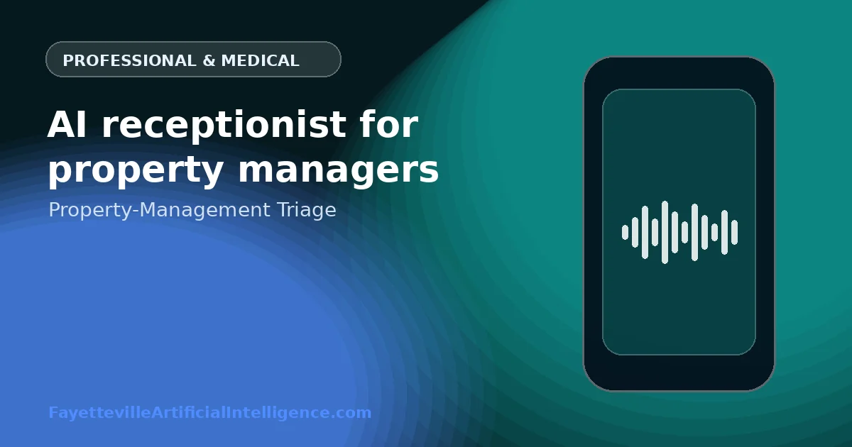 AI Receptionist for Property Managers: Separate Tenant Emergencies, Leasing Leads, Owners, and Vendors