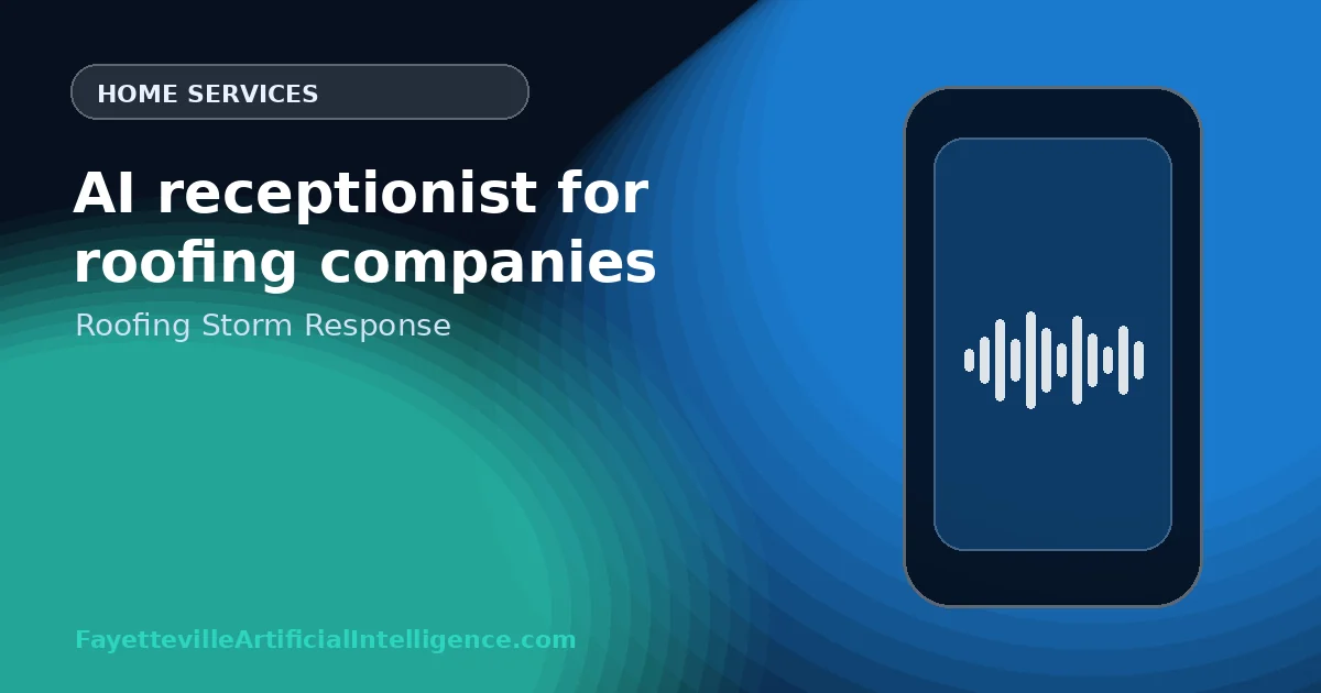 AI Receptionist for Roofing Companies: Control Storm Leads, Inspections, and Active-Job Calls