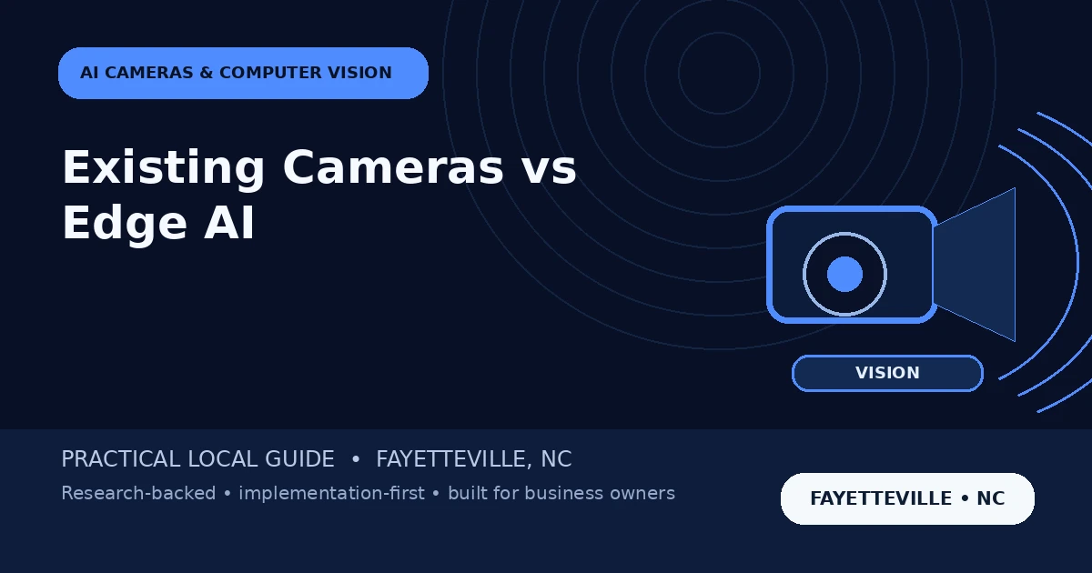 AI Video Analytics Fayetteville NC: Existing Cameras vs a New Edge AI System