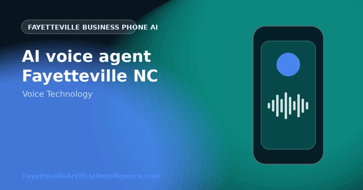 AI Voice Agent Fayetteville NC: What Makes a Business Voice System Sound and Work Right